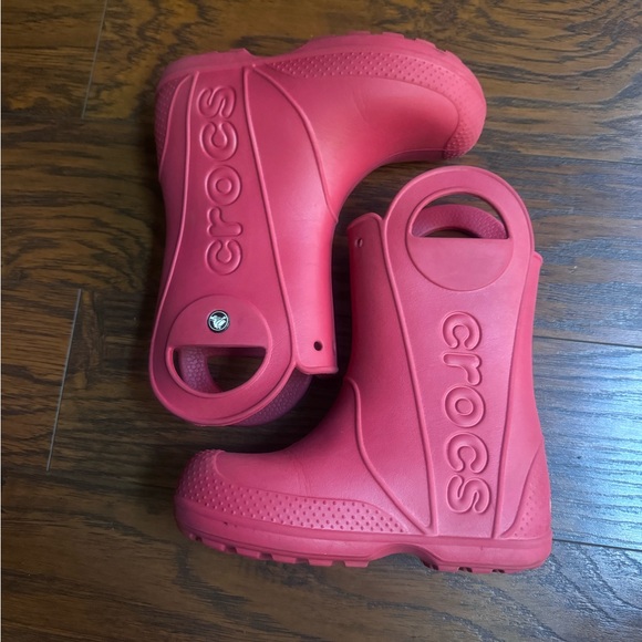 {CROCS} Kids Handle It Pull On Rain Boots unisex - Picture 3 of 8